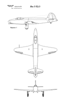 Чертежи Як-3 РД-3. Лист 1